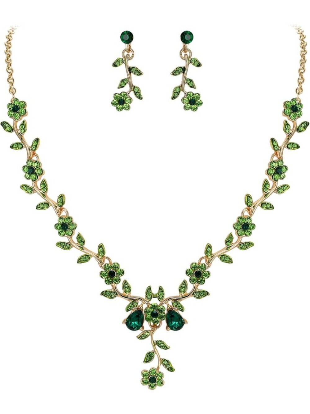 Elegant Wedding Jewelry Set for Bride | Prom Accessories | Bridal Necklace